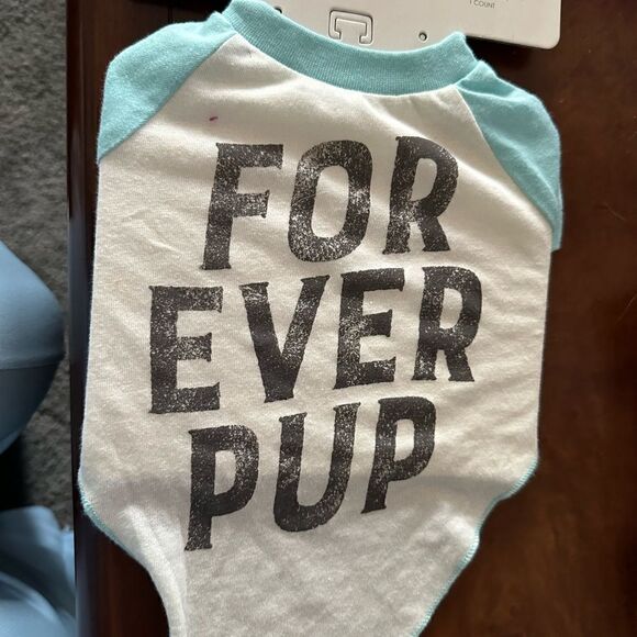 Grayson Pup Forever Pup Reglan Dog Tee - Light Beige Size XS - Picture 3 of 7